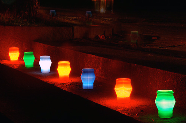 lyhtyjä juhlaillassa